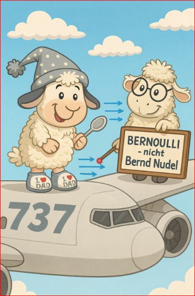 Wieso fliegt ein Flugzeug und fällt nicht runter?
