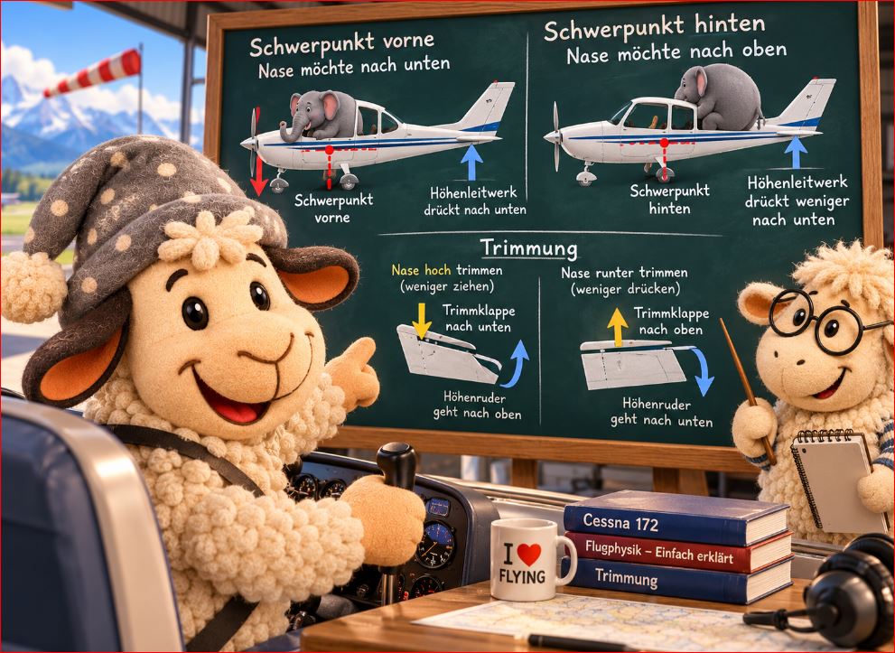 Warum Piloten ein Flugzeug trimmen müssen